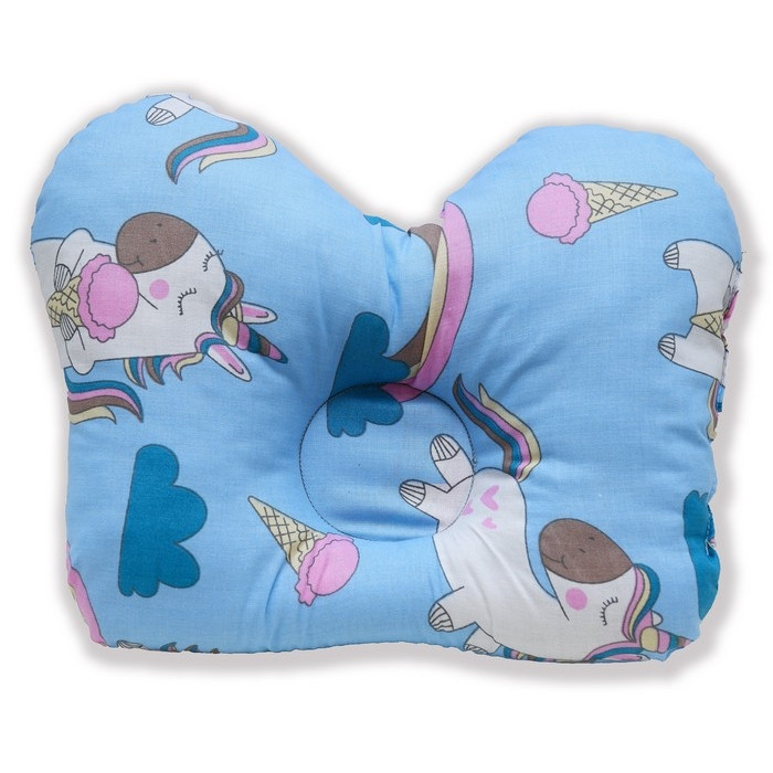 Orthopedic pillow for newborns in a box 28.5x21x7.5 cm "Butterfly" Olvi J2302BOX - Фото 7