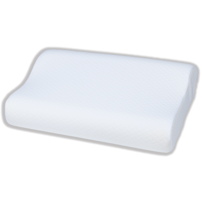 Orthopedic pillow for adults with memory effect with rollers soft 58x40cm XL Khmarinka Olvi J2526 - Фото 2
