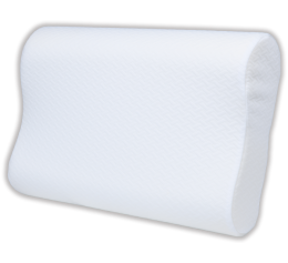 Orthopedic pillow for adults with memory effect with rollers soft 58x40cm XL Khmarinka Olvi J2526