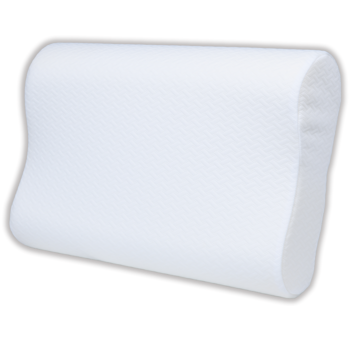 Orthopedic pillow for adults with memory effect with rollers soft 58x40cm XL Khmarinka Olvi J2526 - Фото 1