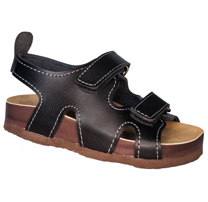 Orthopedic sandals 20-040 size 26-30 Black - Фото 1