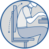 Soft seat cushion for improving posture 46x30x11cm “J2201Booty Pillow” - Фото 3