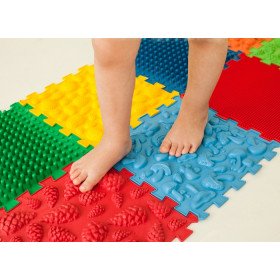 Килимок масажний "Пазли Мікс" 8 елементів