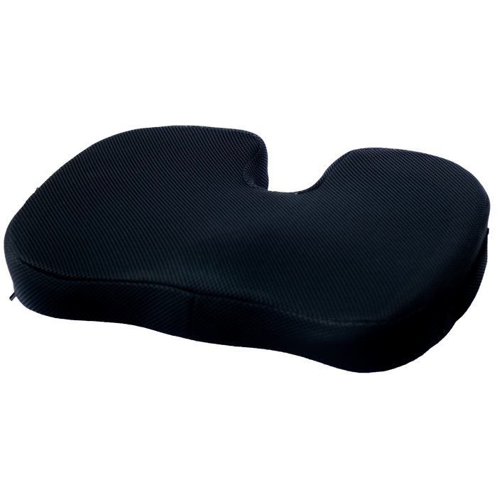 Гелева подушка для сидіння з ефектом пам'яті м'яка 45х35х7см на блискавці - Фото 3