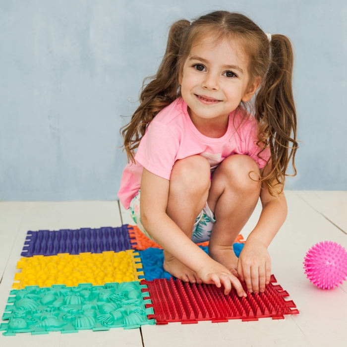 Масажний килимок 14 елементів + гра "Лісові пригоди" - Фото 17