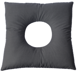 Ортопедична подушка ректальна з гречкою з отвором 40х40см сіра Olvi Ортопедична подушка ректальна з гречкою з отвором 40х40см сіра Olvi