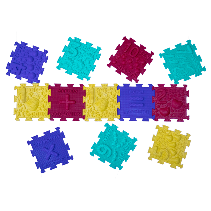 ORTEK Massage Mat «Mix Puzzles» 4 pieces - Фото 11