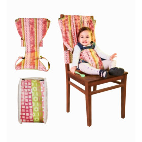 Мобільний тканинний стільчик дорожній для годування FeedSeat Мобільний тканинний стільчик дорожній для годування FeedSeat