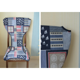 Мобільний тканинний стільчик дорожній для годування FeedSeat "Морський" Мобільний тканинний стільчик дорожній для годування FeedSeat "Морський"