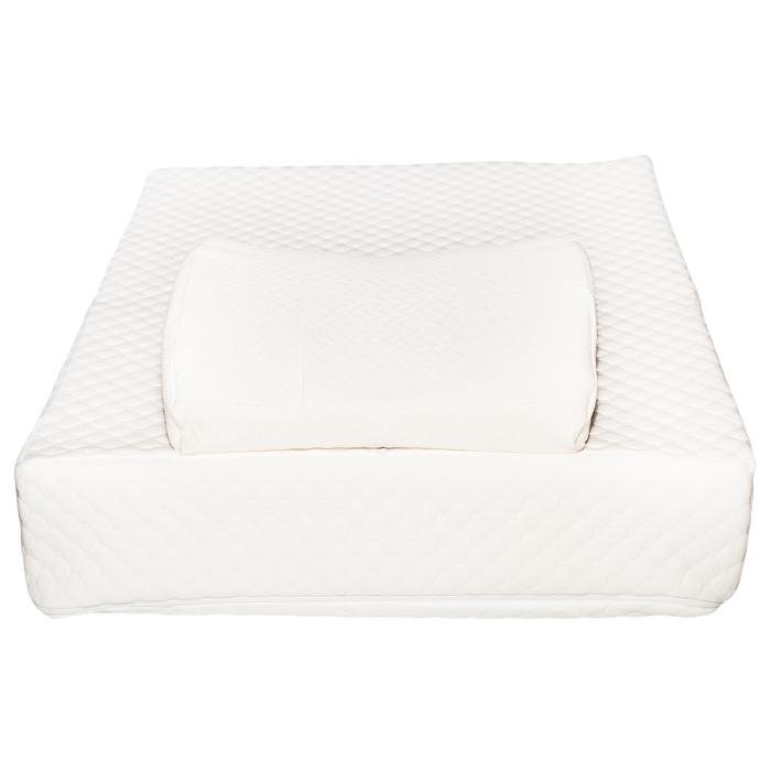Orthopedic pillow for sleeping on the back with a memory effect - Фото 6