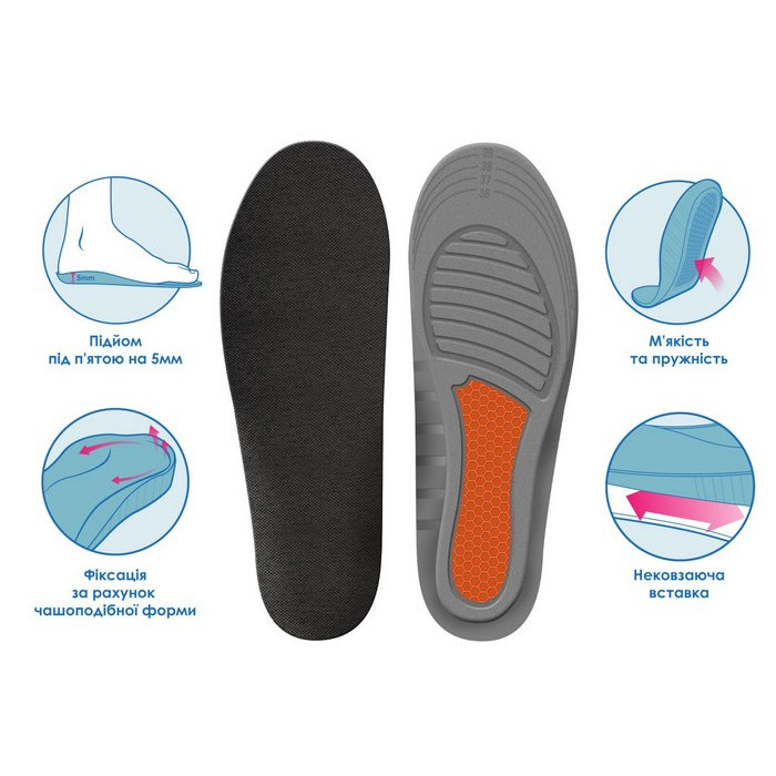 Insoles 4Rest Orto "Comfort" Elastic 09-201 p.36-40 - Фото 2