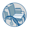 Massage cushion for seat / for drivers New - Фото 5