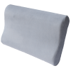 Orthopedic pillow for adults with memory effect with rollers soft 58x40cm XL Khmarinka Olvi J2526 Gray - Фото 1