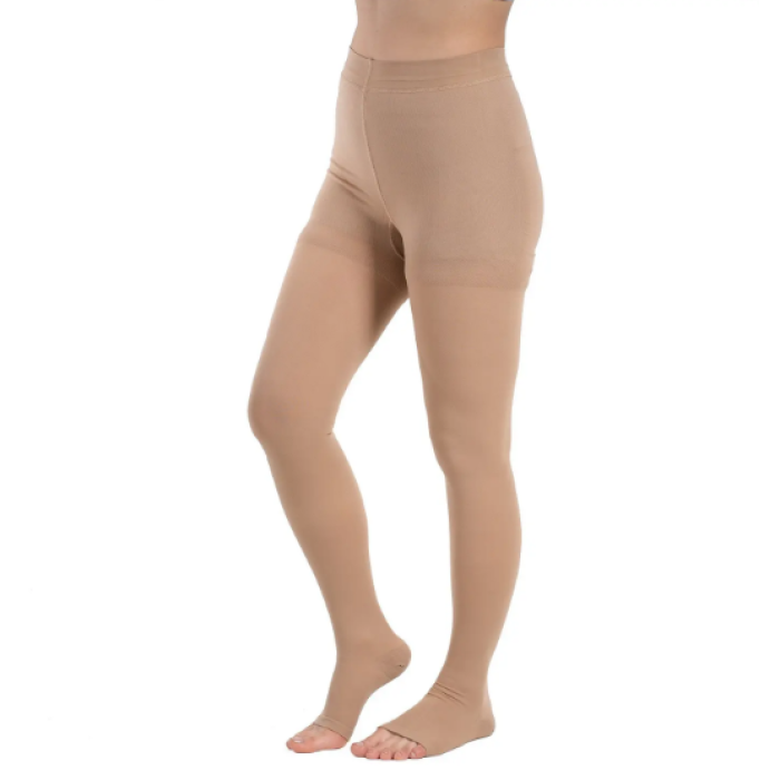 Compression tights with open toe compression class 1 W1305 - Фото 3