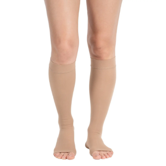 Compression stockings with open toe compression class 2 W1307 - Фото 2