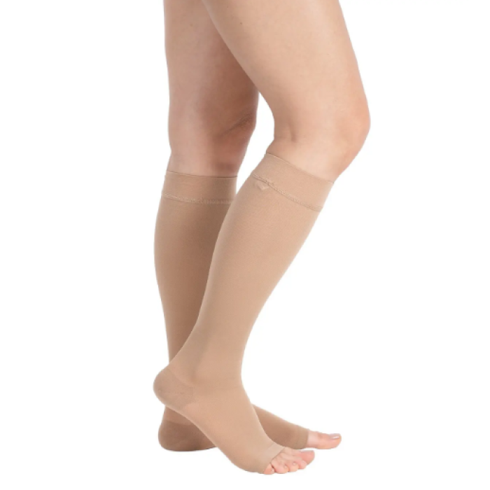 Compression stockings with open toe compression class 2 W1307 - Фото 3