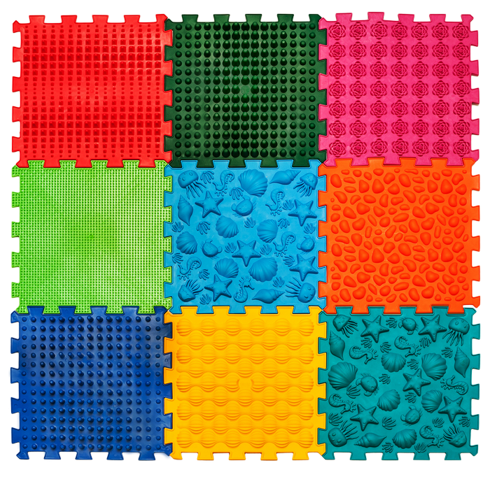 ORTEK Massage Mat «Puzzles Marine» 8 pieces - Фото 1
