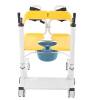 Professional Wheelchair with Height Adjustment Toilet Chair on Wheels Folding - Фото 4