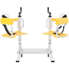 Professional Wheelchair with Height Adjustment Toilet Chair on Wheels Folding - Фото 6