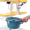 Professional Wheelchair with Height Adjustment Toilet Chair on Wheels Folding - Фото 7