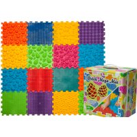 Килимок масажний "Мега Мікс" 16 елементів Килимок масажний "Мега Мікс" 16 елементів