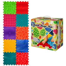Килимок масажний "Пазли Мікс" 10 елементів