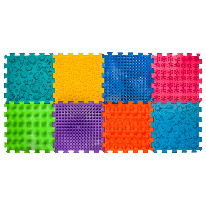 ORTEK Massage Mat «Puzzles Marine» 8 pieces - Фото 2