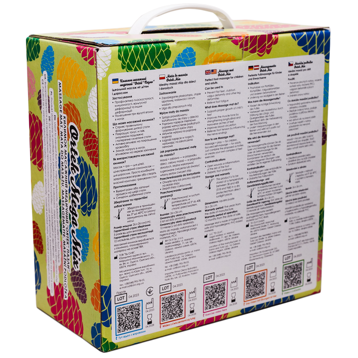 ORTEK Massage Mat «Mix Puzzles» 6 pieces - Фото 5
