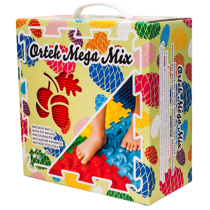 ORTEK Massage Mat «Mix Puzzles» 6 pieces - Фото 4