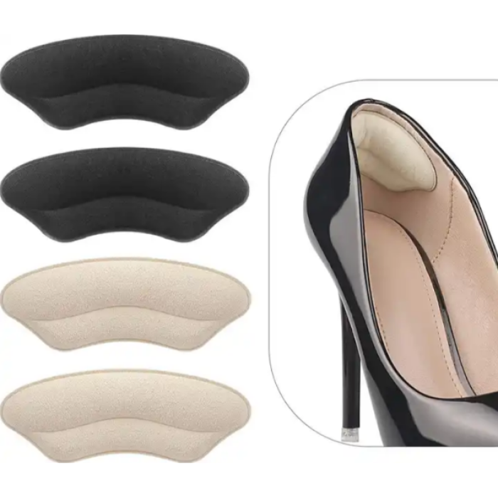 Heel pads to prevent chafing Shoe inserts to reduce size Black - Фото 4