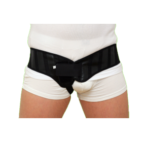 Double-sided inguinal hernia bandage
