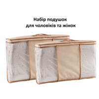 Set of orthopedic pillows with memory effect for adults Olvi J2426