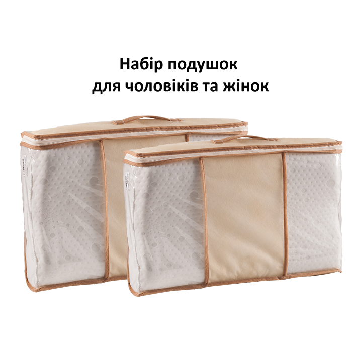 Набір ортопедичних подушок з ефектом пам'яті для дорослих Olvi J2426 - Фото 1