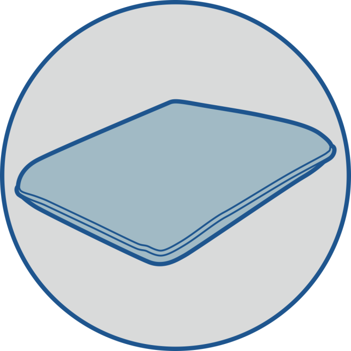 Orthopedic pillow 59x43x10cm Olvi Classic J2514 - Фото 7