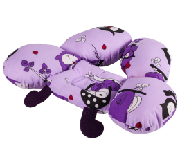 Children's anatomical pillow for travel 42x32x6cm OLVI J2302TRAVEL