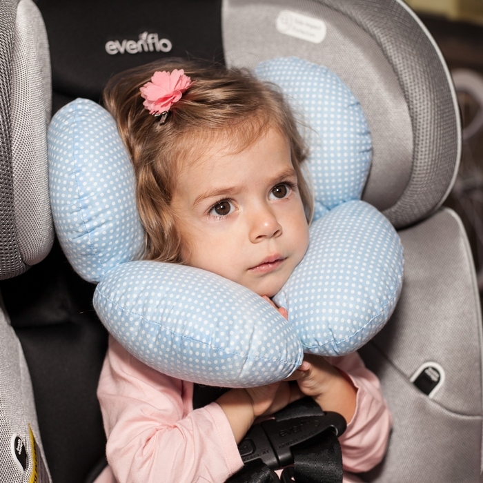 Children's anatomical pillow for travel 42x32x6cm OLVI J2302TRAVEL - Фото 4