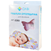 Orthopedic pillow for newborns in a box 28.5x21x7.5 cm "Butterfly" Olvi J2302BOX - Фото 4