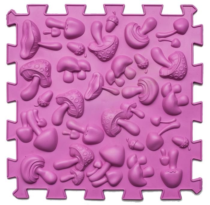 ORTEK Massage Mat «Mix Puzzles» Mushrooms 1 element - Фото 1