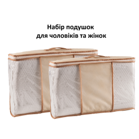 Набір ортопедичних подушок з ефектом пам'яті для дорослих Olvi J2426 Набір ортопедичних подушок з ефектом пам'яті для дорослих Olvi J2426