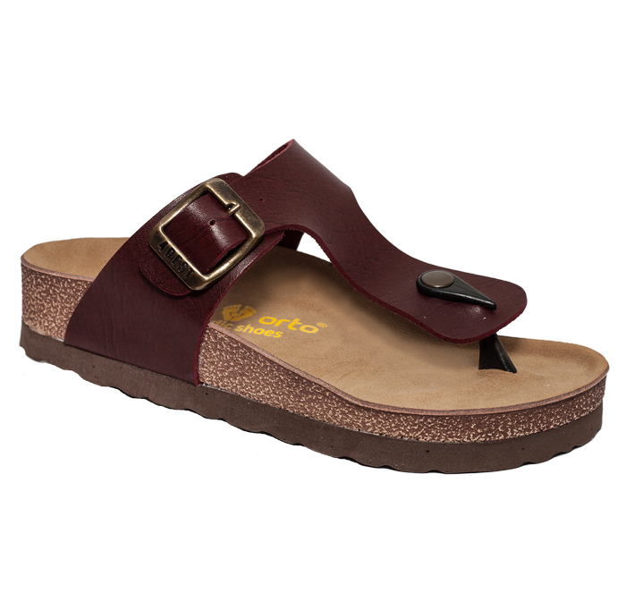 Orthopedic sandals 20-0192 size 30-35 Bordeaux - Фото 1