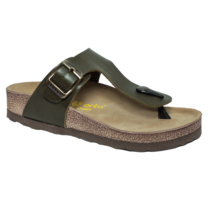 Orthopedic sandals 20-019 size 36-40 Khaki - Фото 1
