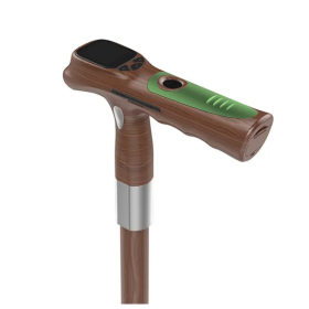 Smart walking stick with gps, phone, camera