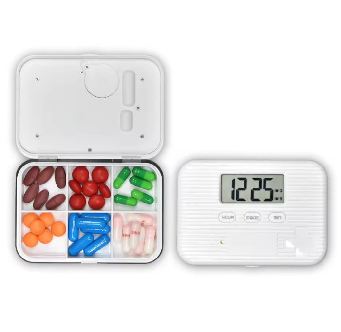 Pill box with a 6-section reminder timer - Фото 1