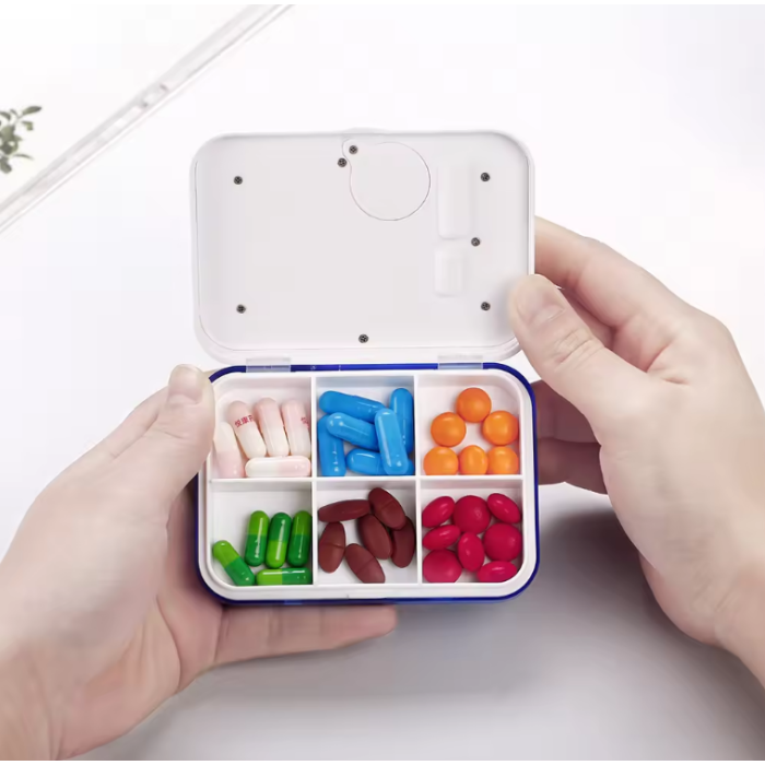 Pill box with a 6-section reminder timer - Фото 3