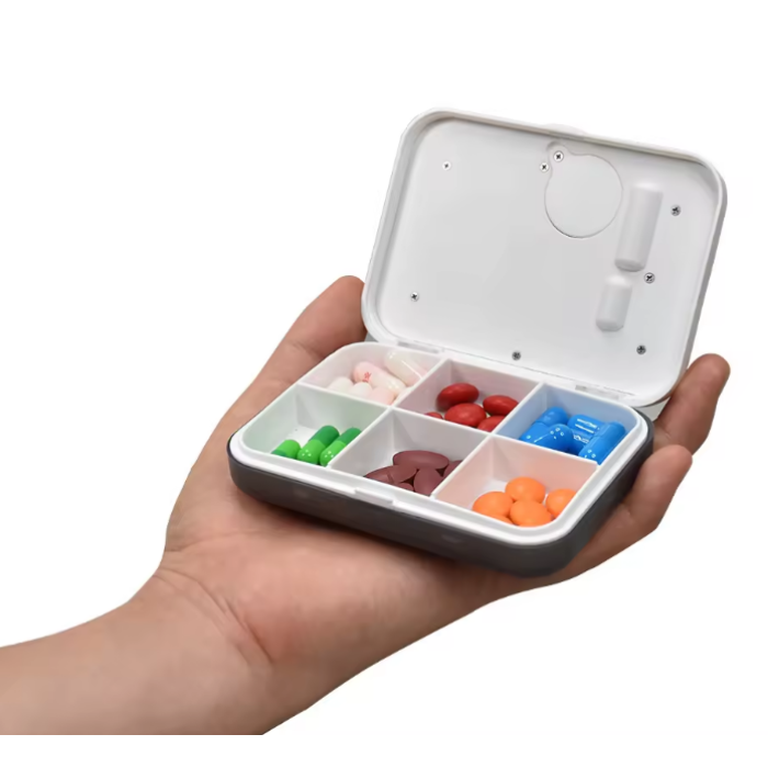 Pill box with a 6-section reminder timer - Фото 6