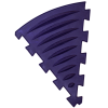 Massage mat "Wave Triangle Puzzles" 1 element - Фото 2