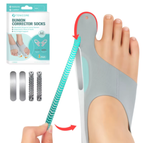 Бандаж для кісточки на нозі з металевою пластиною та регулюванням натяжіння Бандаж для кісточки на нозі з металевою пластиною та регулюванням натяжіння