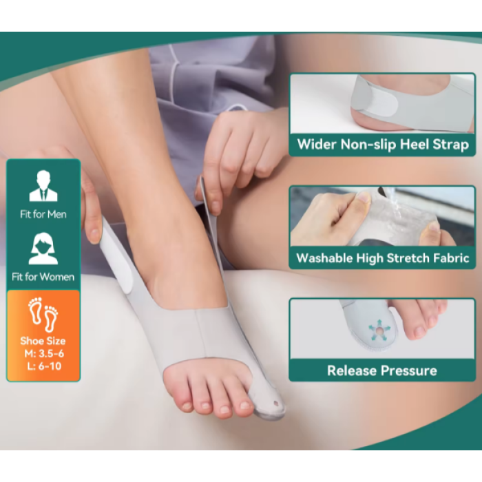 Valgus bandage with a metal plate and tension adjustment  - Фото 5
