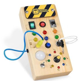 Бізіборд Монтессорі на батарейках