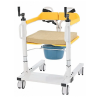 Professional Wheelchair with Height Adjustment Toilet Chair on Wheels Folding - Фото 1